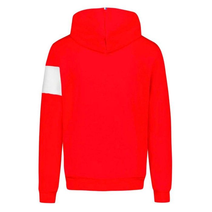 Sudadera con Capucha Unisex Le coq sportif Bah N°1 Rojo 3 Sudadera con Capucha Unisex Le coq sportif Bah N°1 Rojo 3