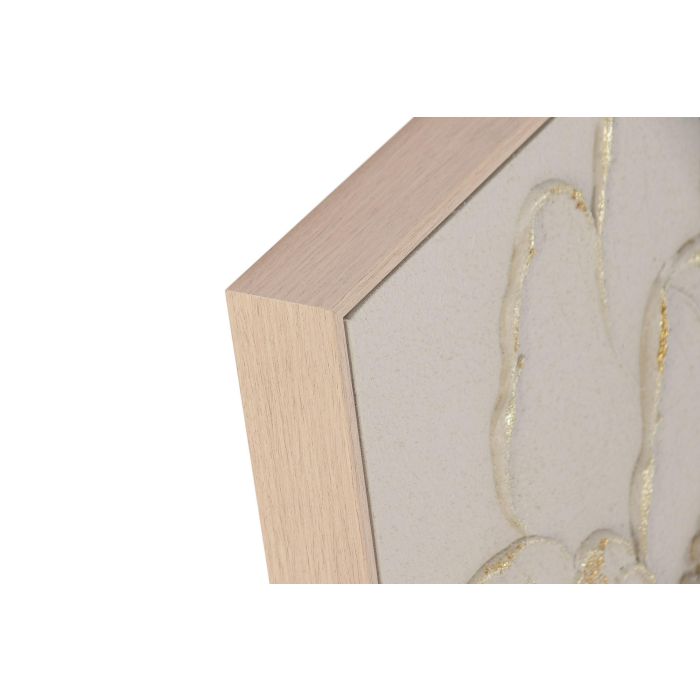 DKD Home Decor Cuadro Shabby Beige Dorado 4.5 x 62 x 62 cm (2 Unidades) DKD Home Decor Cuadro Shabby Beige Dorado 4.5 x 62 x 62 cm (2 Unidades)