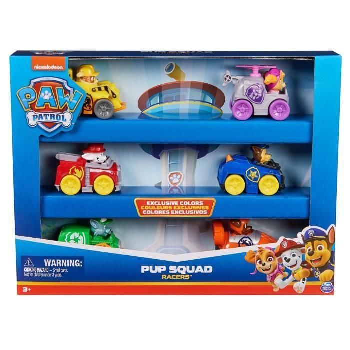 Spin Master SPI681147017818 Pack 6 Racers Pup Squad Patrulla Canina 4
