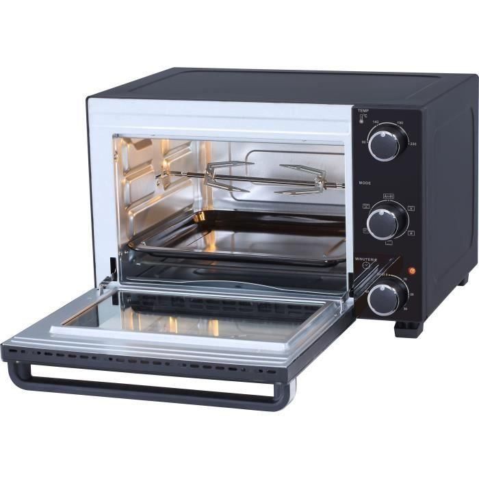 CONTINENTAL EDISON CEMF35B4 - Mini horno eléctrico 35L negro - 1500W - Asador, Circulación natural 2 CONTINENTAL EDISON CEMF35B4 - Mini horno eléctrico 35L negro - 1500W - Asador, Circulación natural 2