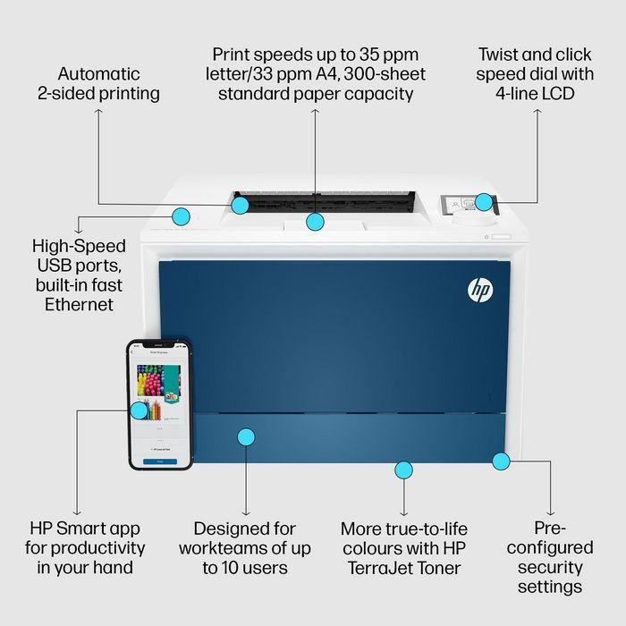 HP 4202dn Color LaserJet Pro Impresora a Color Rápida y de Fácil Configuración 3 HP 4202dn Color LaserJet Pro Impresora a Color Rápida y de Fácil Configuración 3