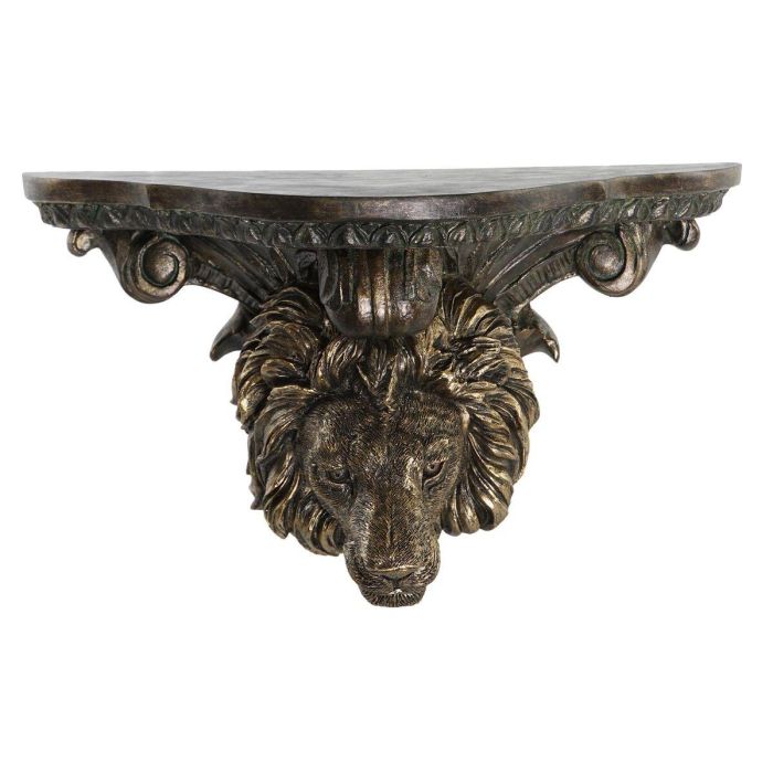 Estante DKD Home Decor Dorado León Resina (36,5 x 16,5 x 21 cm) Estante DKD Home Decor Dorado León Resina (36,5 x 16,5 x 21 cm)