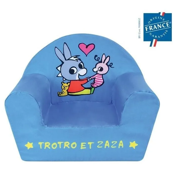 Fun House Sillón Club Infantil TROTRO 42 cm x 52 cm x 33 cm 1 Fun House Sillón Club Infantil TROTRO 42 cm x 52 cm x 33 cm 1