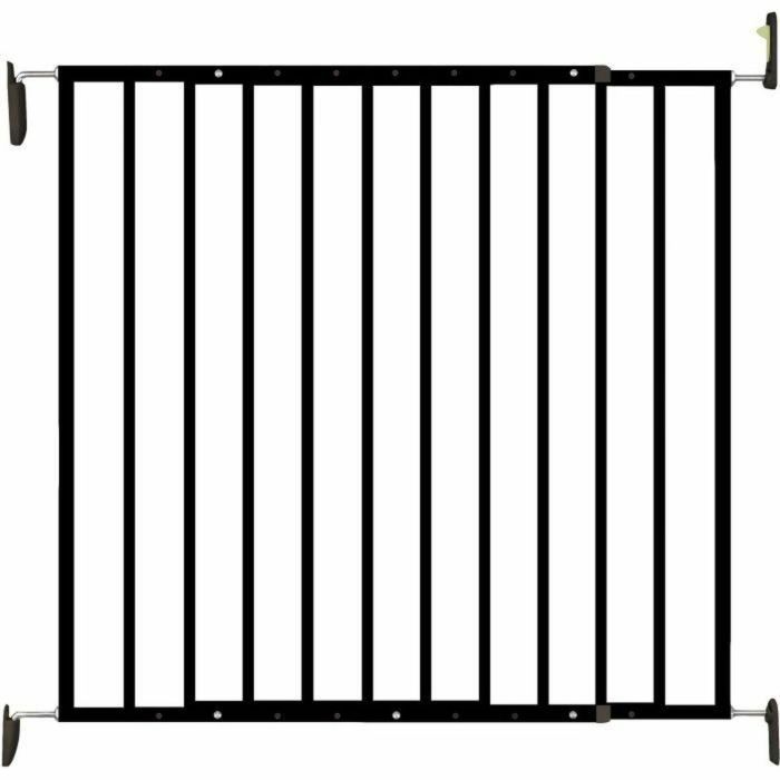 Nordlinger Pro Children's Safety Barriere Negro - Negro - 64 a 113 cm - Acero - Barriere de puerta