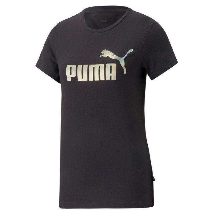 Camiseta de Manga Corta Mujer Puma Essentials+ Nova Shine Negro 0 Camiseta de Manga Corta Mujer Puma Essentials+ Nova Shine Negro 0