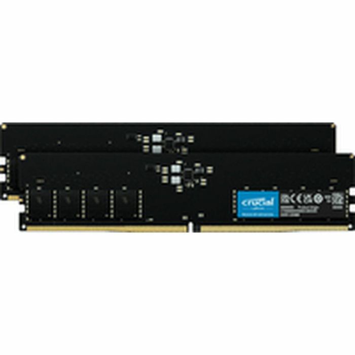 Memoria RAM Crucial CT2K16G48C40U5 DDR5 4800 MHz 32 GB CL40 4 Memoria RAM Crucial CT2K16G48C40U5 DDR5 4800 MHz 32 GB CL40 4