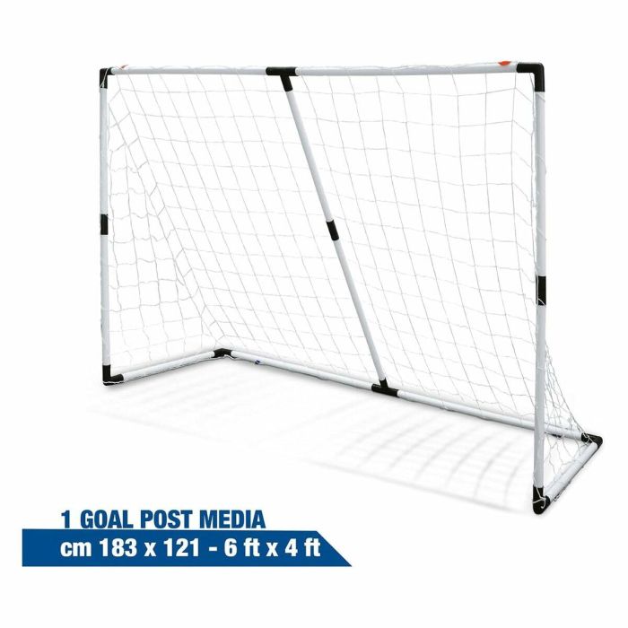 Mondo Jaula de portería de fútbol FIFA World Cup 2018 Grande Modular 2 en 1 con 2 Mini Goles y Balón PVC 9