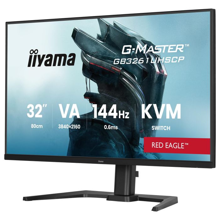 iiyama G-MASTER GB3261UHSCP-B1 Monitor 31.5" 80 cm 4K UHD VA 144Hz 0.6ms USB-C 95W VESA Negro 1 iiyama G-MASTER GB3261UHSCP-B1 Monitor 31.5" 80 cm 4K UHD VA 144Hz 0.6ms USB-C 95W VESA Negro 1