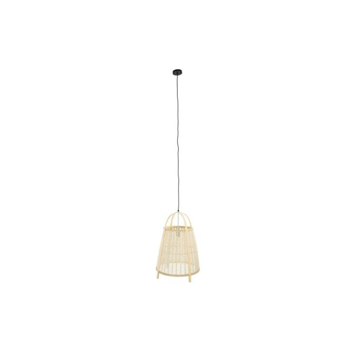 Lampara Techo Tropical DKD Home Decor Crema Natural 47 x 64 x 47 cm 2 Lampara Techo Tropical DKD Home Decor Crema Natural 47 x 64 x 47 cm 2