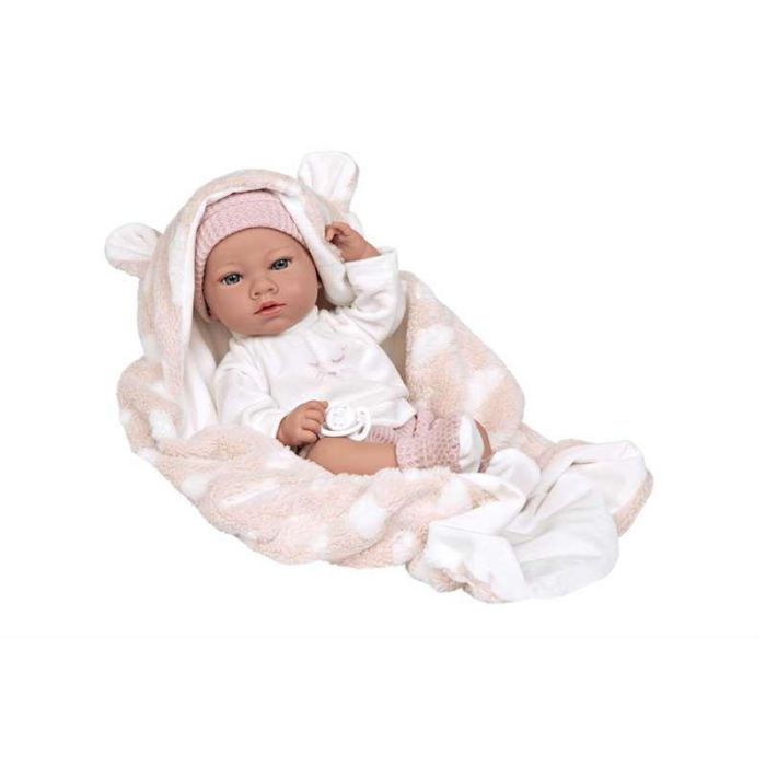 Muñeca elegance 38 cm aria rosa c/ manta (muñeco de peso) (cuerpo vinyl, sexo niña) 13 Muñeca elegance 38 cm aria rosa c/ manta (muñeco de peso) (cuerpo vinyl, sexo niña) 13