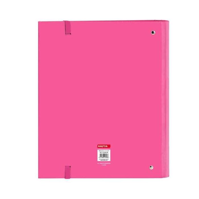 Safta Carpeta 4 Anillas con Recambio Fresa 27x32x3.5 cm 1