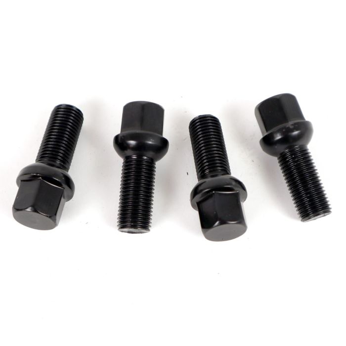 Omp Speed Juego De 4 Tornillos M14x1.5 Esferico Largo 28 mm Llave 17 Color Negro Din 10.9 OMPS09581401 1