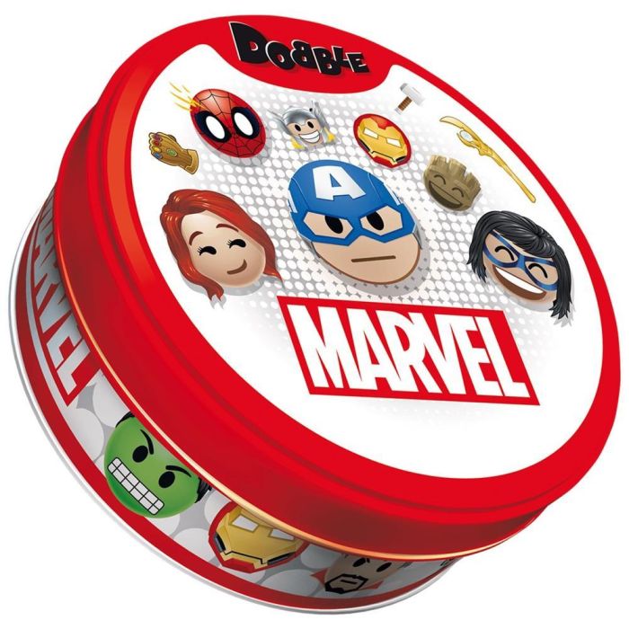 Asmodee Juego Dobble Marvel Dobmar01Es Tarjetas Juego de Mesa para Niños y Adultos +6 Años 2