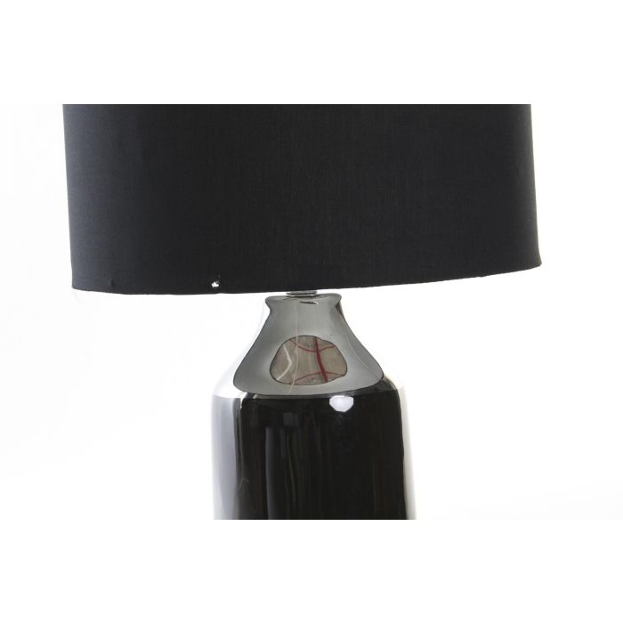 Lampara Sobremesa Glam DKD Home Decor Negro Plateado 32 x 52 x 32 cm 2 Lampara Sobremesa Glam DKD Home Decor Negro Plateado 32 x 52 x 32 cm 2