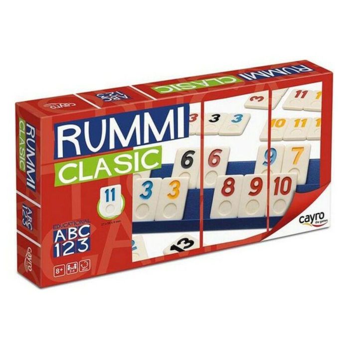 Juego rummi clasic 4 jugadores 35x19x5 cm Juego rummi clasic 4 jugadores 35x19x5 cm