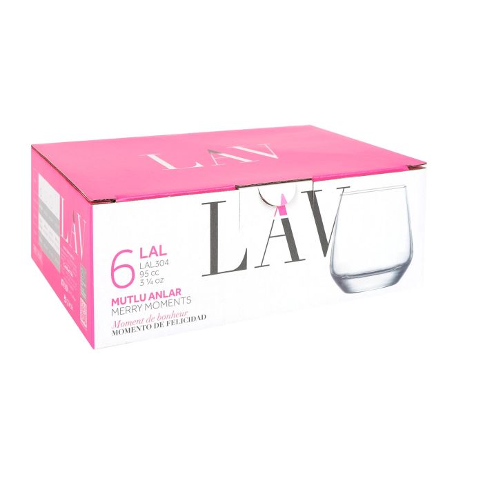 Lav Set de 6 Vasos Chupito Lal de 95 cc (12 Cajas) 1