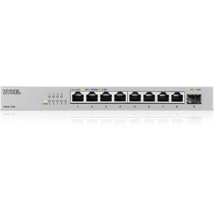 Zyxel XMG-108-ZZ0101F Switch No Administrado 2.5G Ethernet 8 Puertos Montaje Pared 1