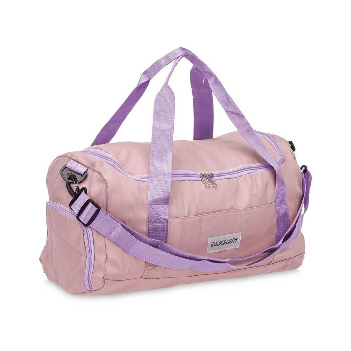 Bolsa de Viaje Pincello Rosa Tela 46 x 25 x 28 cm (5 Unidades)