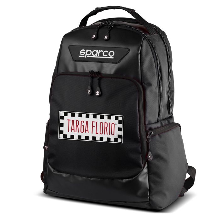 Sparco S016445TF Mochila Superstage Targa Florio Negro 42 Litros