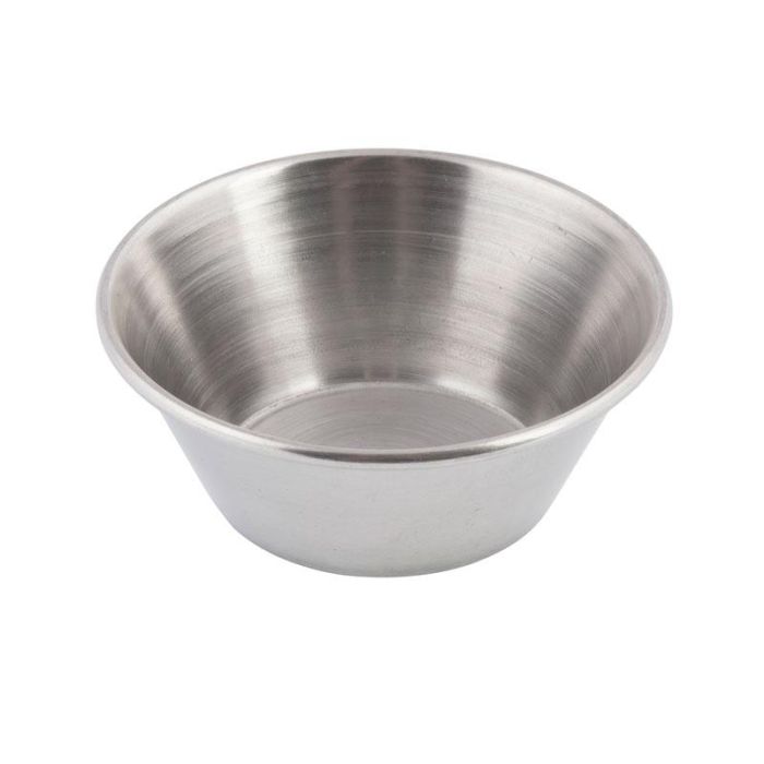 TABLECRAFT - 5066 - Pack de 12 udes/Ramequin salsero acero inoxidable - 86 x 6 x 2,5 cm - 45 ml