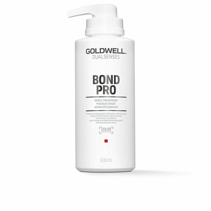 Goldwell BOND PRO 60 sec treatment | Tratamiento Reparador Instantáneo para Cabello Frágil y Dañado | Fortalece, Previene Rotura 500 ml