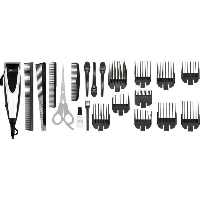 Wahl 9243-2616 Cortapelos Home Pro Kit - Corte profesional 3-25mm, cuchillas autoafilables, motor potente 1