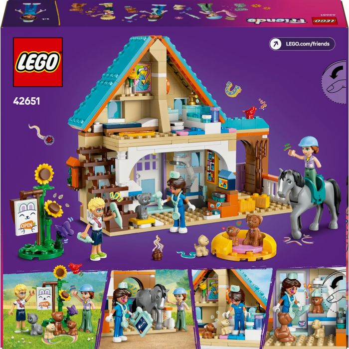 LEGO 42651 Caballo y Clínica Veterinaria de Mascotas LEGO Friends con 3 Minipersonajes, Caballo, 3 Perros y Gata 8 LEGO 42651 Caballo y Clínica Veterinaria de Mascotas LEGO Friends con 3 Minipersonajes, Caballo, 3 Perros y Gata 8