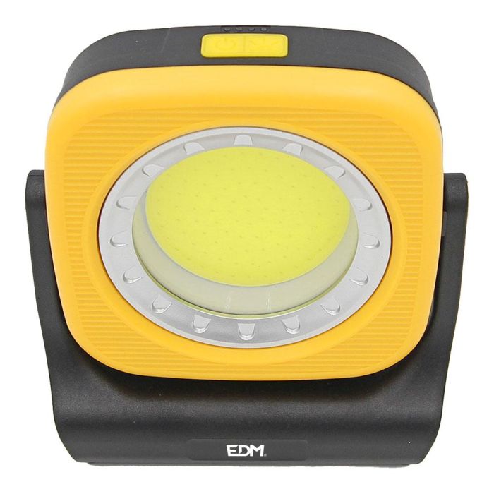 Edm Foco de trabajo led recargable 10W 1000lm, luz ajustable, power bank, 2 baterías, IP42 3 Edm Foco de trabajo led recargable 10W 1000lm, luz ajustable, power bank, 2 baterías, IP42 3