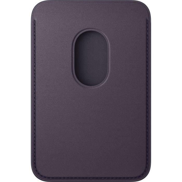 Apple MGH84ZMA Cartera de tejido fino con MagSafe para iPhone, Morado medianoche 1