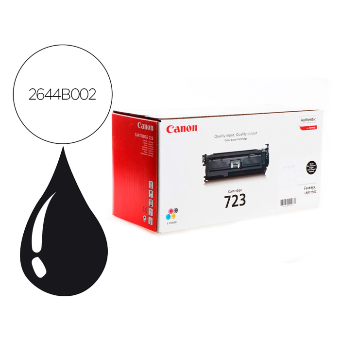 Canon 723b Toner Negro para LBP7750 0 Canon 723b Toner Negro para LBP7750 0