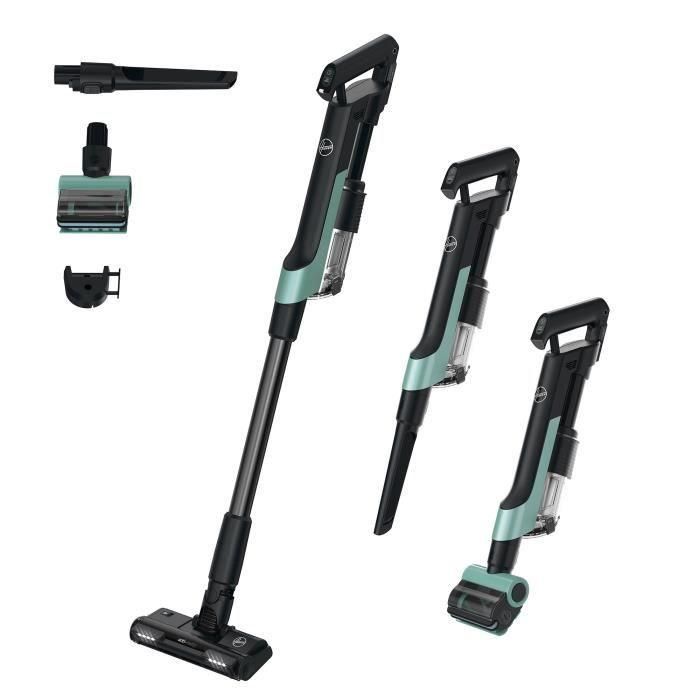 Hoover HF201P Aspirador Escoba Inalámbrico Ultraligero, Potente 50AW, Turbocepillo Especial Mascotas, Ultra Compacta x3 0 Hoover HF201P Aspirador Escoba Inalámbrico Ultraligero, Potente 50AW, Turbocepillo Especial Mascotas, Ultra Compacta x3 0