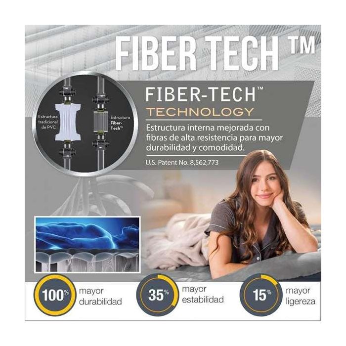 Cama Hinchable Intex Queen Supreme Air-Flow Fiber-Tech 152 x 50,1 x 203 cm 3
