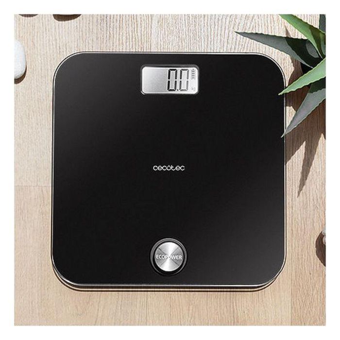 Báscula Digital de Baño Cecotec EcoPower 10000 Healthy Black LCD 180 kg Negro 180 kg 3