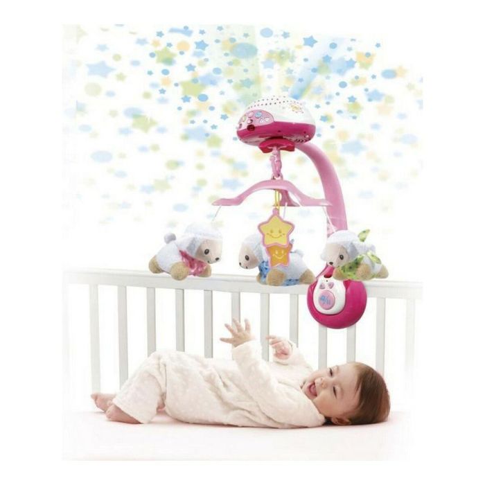 Vtech Baby Lumi Mobile Contador de ovejas rosa - Móvil, Proyector y Luz Nocturna 3 en 1 con Control Remoto y Sensor de Sonido para Bebés de 0-36 Meses 4 Vtech Baby Lumi Mobile Contador de ovejas rosa - Móvil, Proyector y Luz Nocturna 3 en 1 con Control Remoto y Sensor de Sonido para Bebés de 0-36 Meses 4