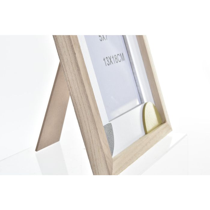 DKD Home Decor Marco de Fotos 13x18 cm Urban de MDF y Cristal Marrón y Blanco, Pack 12 Unidades, 27x21.5x2 cm 2 DKD Home Decor Marco de Fotos 13x18 cm Urban de MDF y Cristal Marrón y Blanco, Pack 12 Unidades, 27x21.5x2 cm 2