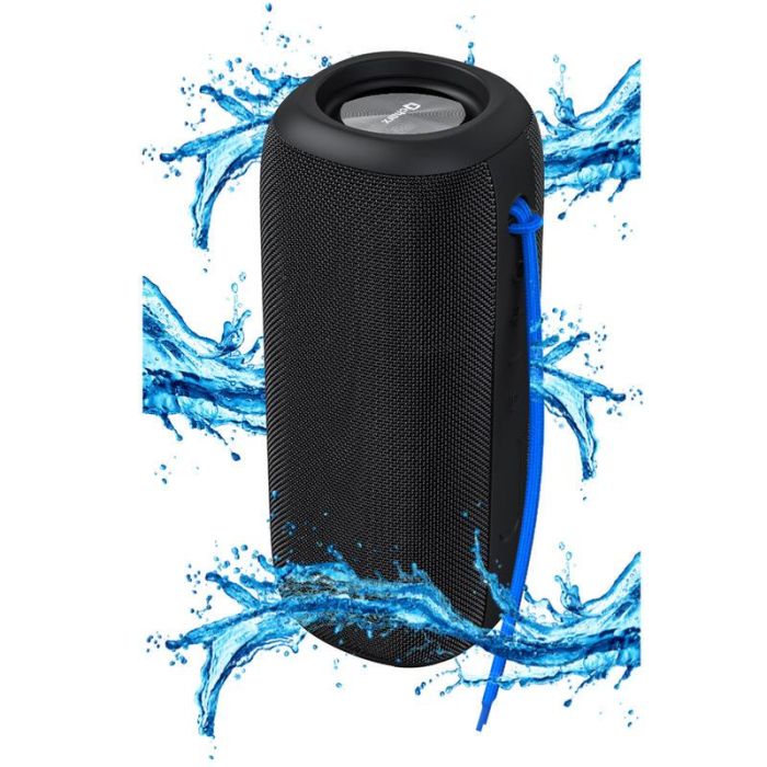 Qcharx FlowMax Altavoz Bluetooth 5.3 30W Negro, Función de llamada, Autonomía 8-10h 1 Qcharx FlowMax Altavoz Bluetooth 5.3 30W Negro, Función de llamada, Autonomía 8-10h 1