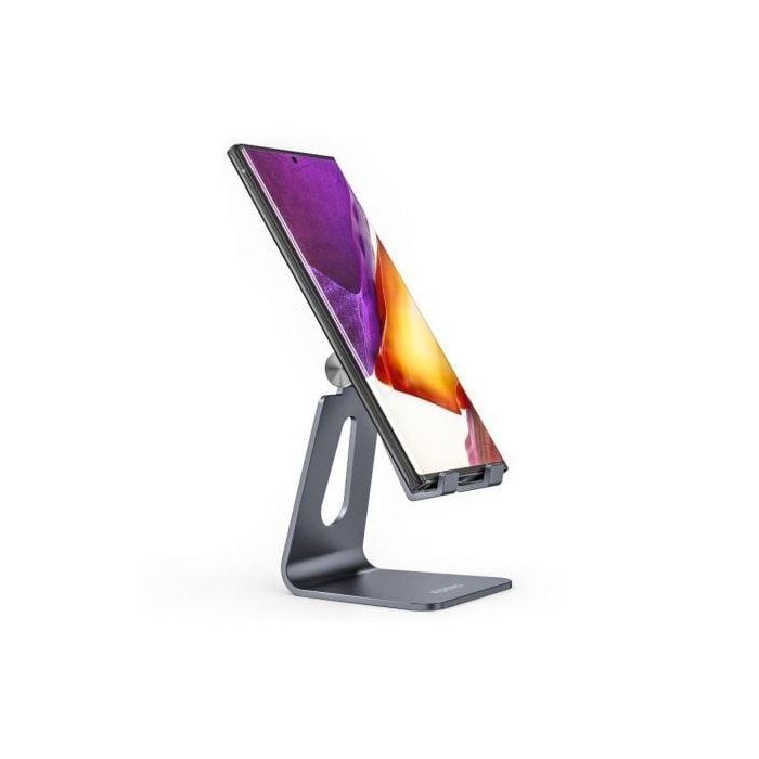 Aisens Soporte de Sobremesa Tamaño M Ajustable para Móvil o Tablet, Aleación de Aluminio, Gris 2 Aisens Soporte de Sobremesa Tamaño M Ajustable para Móvil o Tablet, Aleación de Aluminio, Gris 2