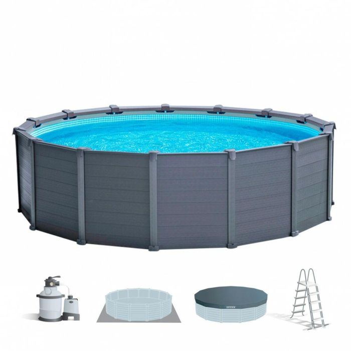 Piscina Desmontable Intex 478 x 124 x 478 cm Piscina Desmontable Intex 478 x 124 x 478 cm