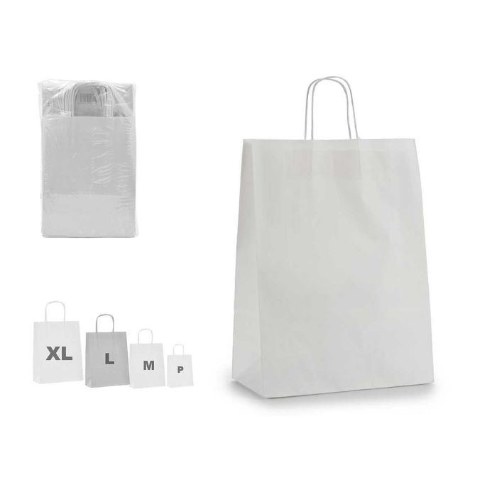 Bolsa de Papel Blanco Pincello 32x50 cm (100 Unidades)