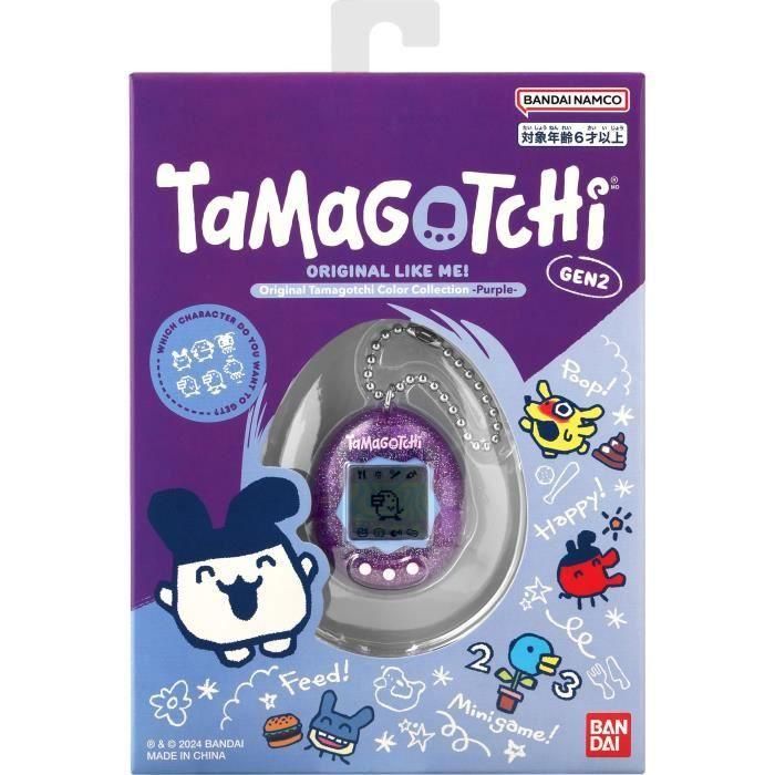 Bandai Tamagotchi Original 46011 Colección Colores Púrpura 3 Bandai Tamagotchi Original 46011 Colección Colores Púrpura 3