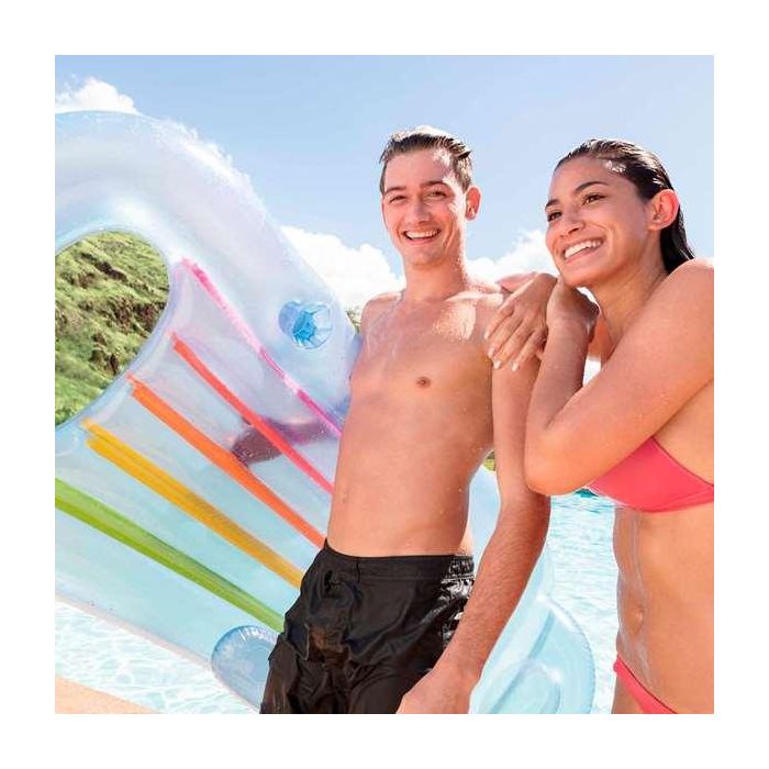 Intex Colchoneta Sillón con Posa Vasos 160x85 cm - Modelos Surtidos 2