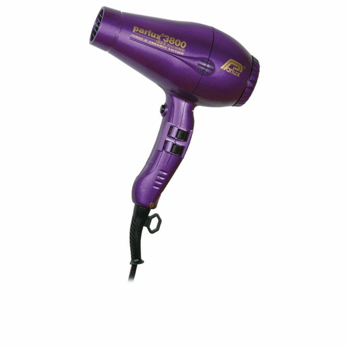 Parlux Secador de Pelo 3800 Eco Friendly Morado 2100W, 75m³/h, Motor K-Lamination, Ligero, Bajo Ruido
