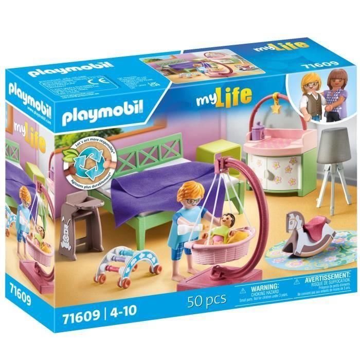 PLAYMOBIL - 71609 - Dormitorio de los padres 3