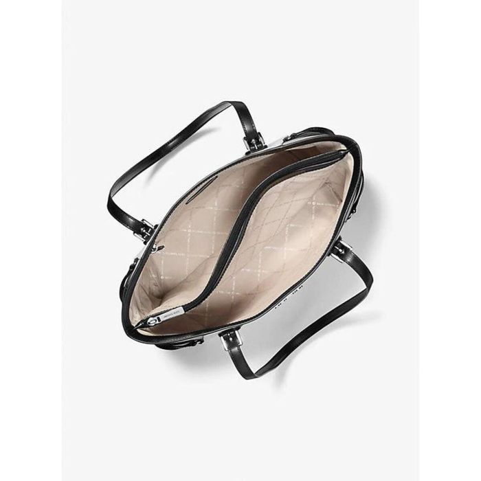 Bolso de Hombro Michael Kors VOYAGER Blanco 30 x 30 x 15 cm Bolso de Hombro Michael Kors VOYAGER Blanco 30 x 30 x 15 cm