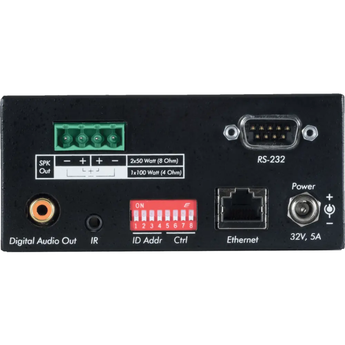 MUXLAB Receptor de Audio Sobre IP 50W por Canal 3