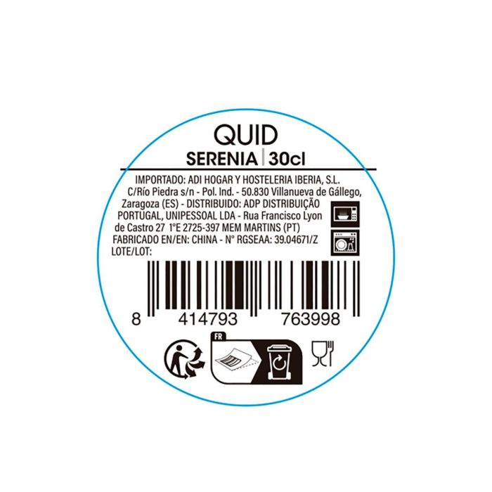 Vaso Alto Vidrio Serenia Quid 30 cL 4 Vaso Alto Vidrio Serenia Quid 30 cL 4