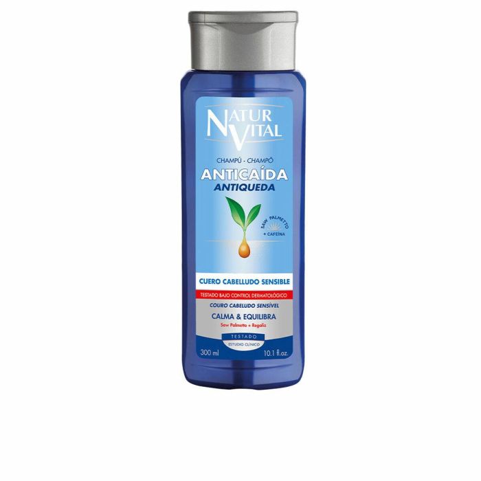 Naturvital Champú Anticaída Cuero Cabelludo Sensible 300 ml