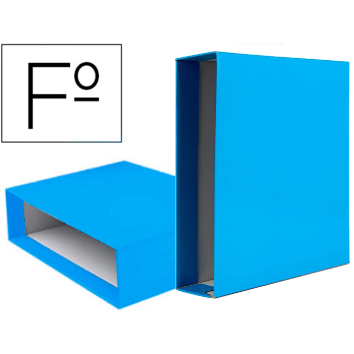 Liderpapel Caja Archivador Palanca Carton Folio Documenta Lomo 75mm Celeste 0 Liderpapel Caja Archivador Palanca Carton Folio Documenta Lomo 75mm Celeste 0