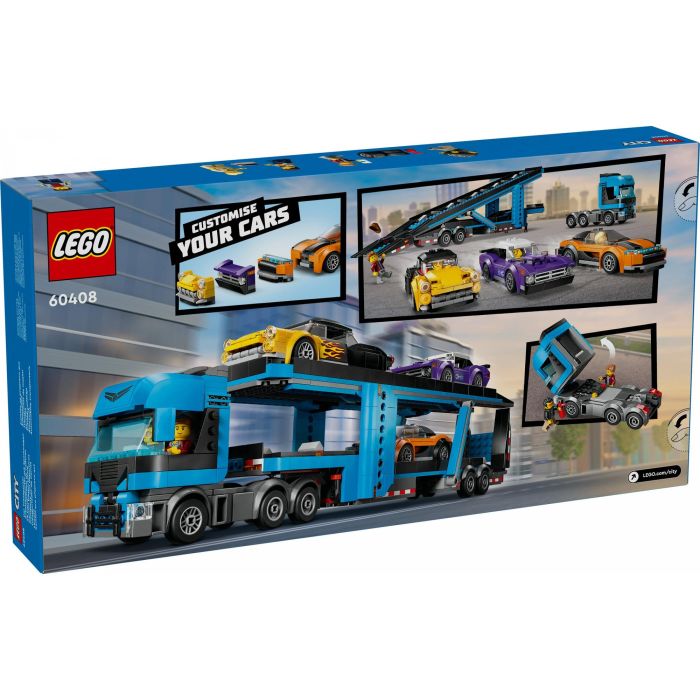 LEGO 60408 City Transporte de Coches Deportivos, 4 Vehículos para Niños 13 LEGO 60408 City Transporte de Coches Deportivos, 4 Vehículos para Niños 13