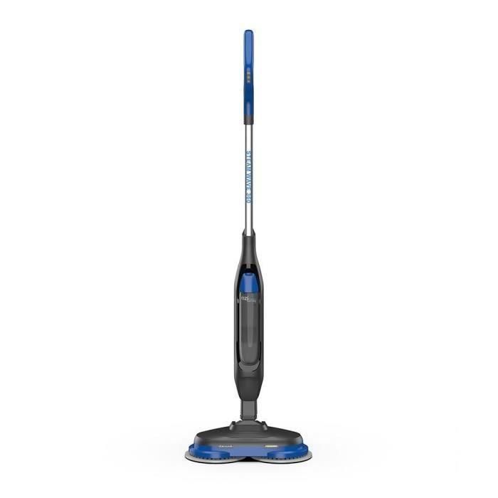 Fregona limpiadora a vapor - EZICLEAN - STEAM WAVE 360 - 1200 W - 24 g/min - 450 ml - Negro/Azul 2